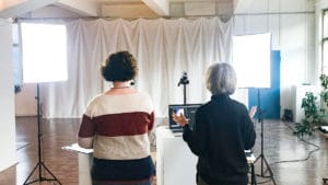 Etage Leipzig als Livestream Studio für Webinare, Workshops und mehr...